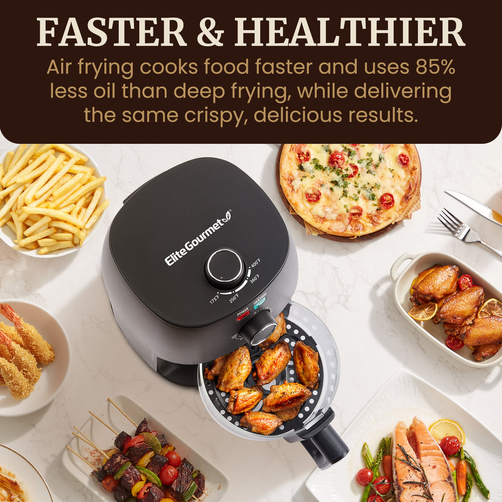 2.3Qt. Glass Air Fryer