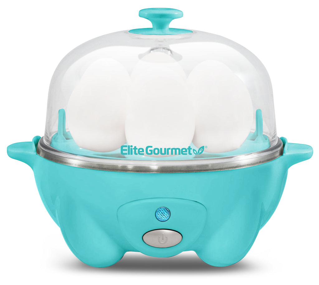 7-Egg Automatic Easy Egg Cooker, Steamer, Poacher (White)