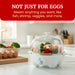 7-Egg Automatic Easy Egg Cooker, Steamer, Poacher (White)