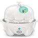 7-Egg Automatic Easy Egg Cooker, Steamer, Poacher (White)