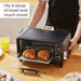 4-Slice Toaster Oven with 30-Min Timer & Temperature Controls