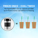 Hyperchiller Instant Coffee/Beverage Cooler, Stainless Steel