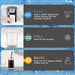 Hyperchiller Instant Coffee/Beverage Cooler, White
