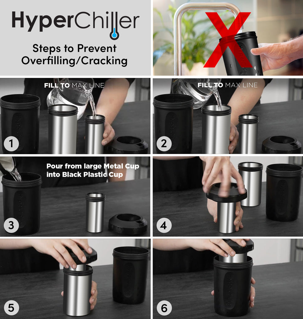 Hyperchiller Instant Coffee/Beverage Cooler, Aqua Sky