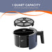 1.1 Qt. Personal Air Fryer with 30-min Timer