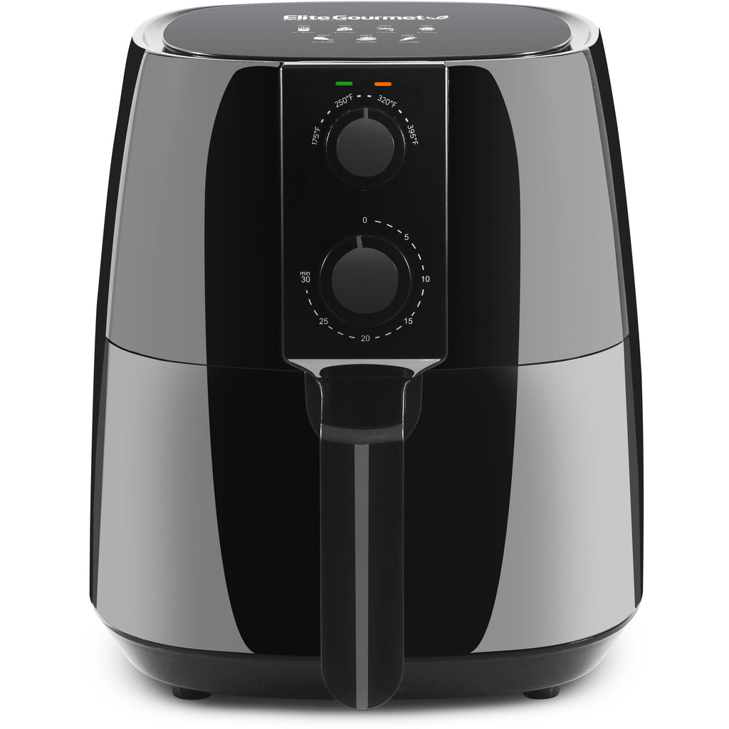 4 Qt. Electric Hot Air Fryer with Timer & Temperature Controls