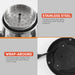 12 Cup Stainless Steel Electric Coffee PercolatorSTAINLESS STEEL construction for easy cleaning and lasting beauty. WRAP-AROUND. cord storage keeps the countertop neat when not in use.