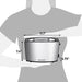 Toaster dimension: 11.7" in length. 7.4" in height. 6.75" in width.