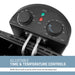 ADJUSTABLE TIME & TEMPERATURE CONTROLS NOTE: Timer knob must be set to Power On the deep fryer.