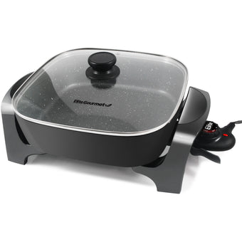 12" / 7.5Qt Nonstick Electric Skillet with Glass Lid