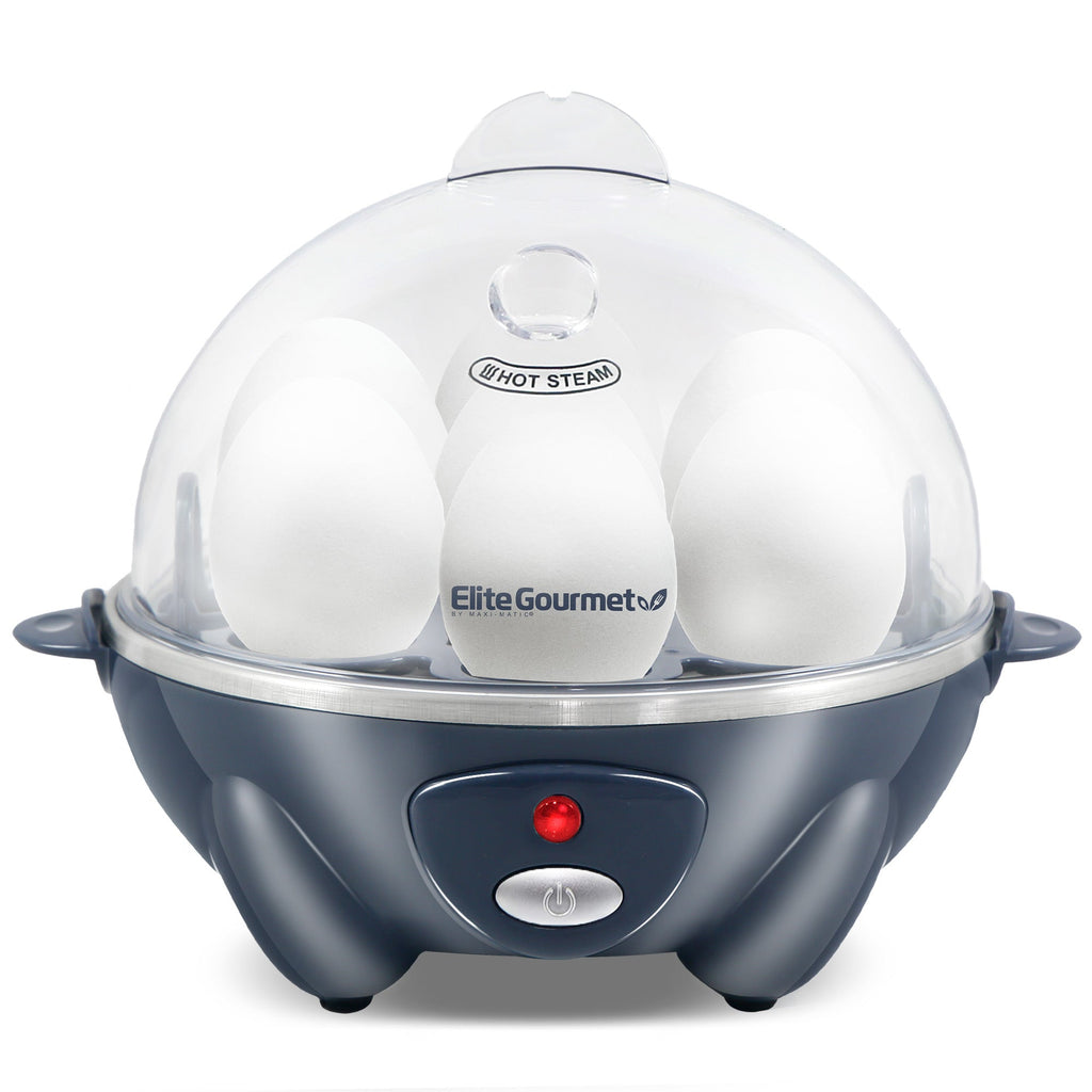Blue Gray Automatic Egg Cooker
