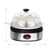 Dimensions of egg cooker. 6.5" Height, 8.25" Diameter.