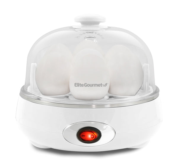 7-Egg Rapid Easy Egg Cooker, Steamer, Poacher (White)