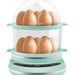 Elite Gourmet 14-Egg Programmable Easy Egg Cooker, Steamer, Poacher (Mint)