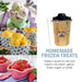 Various ice cream flavors.  Homemade frozen treats.  Makes 6 quarts of cold and creamy ice cream, gelato, frozen yogurt or sorbet.