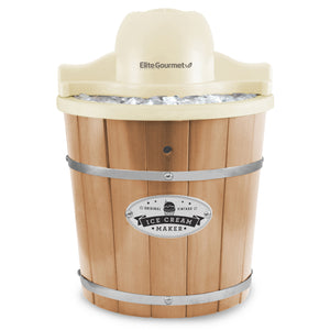 4 Qt. Electric Motorized Old-Fashioned Bucket Ice Cream Maker