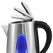 1.7L Stainless Steel Cordless Electric Kettle with Auto Shut-Off
