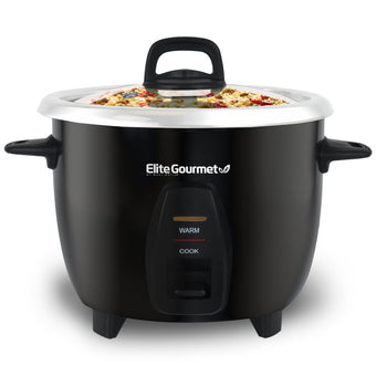 10-Cup Rice Cooker with Stainless Steel Cooking Pot