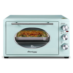 8 Slice Vintage Diner Retro Countertop Toaster Oven