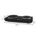 Dimensions of Dual Burner:  16.5" Width, 9" Length, 3" Height.